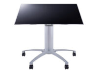 M Public Display Stand 110 Tilt & Table - Sølv